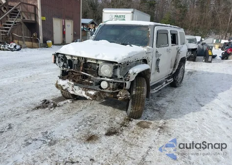 2008 Hummer H3 Suv z USA, uszkodzony, nr VIN 5GTEN13E388190595